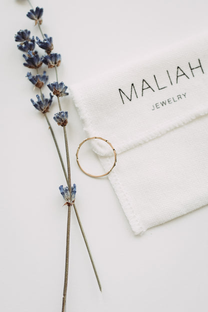 14 K SOLID GOLD - Dainty Ring