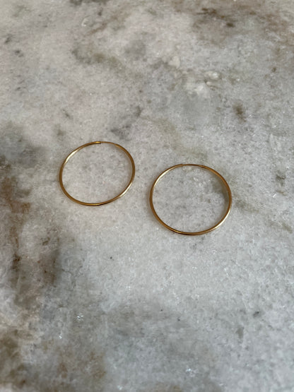 Fine Line Hoops XL x Balancedwithlevima